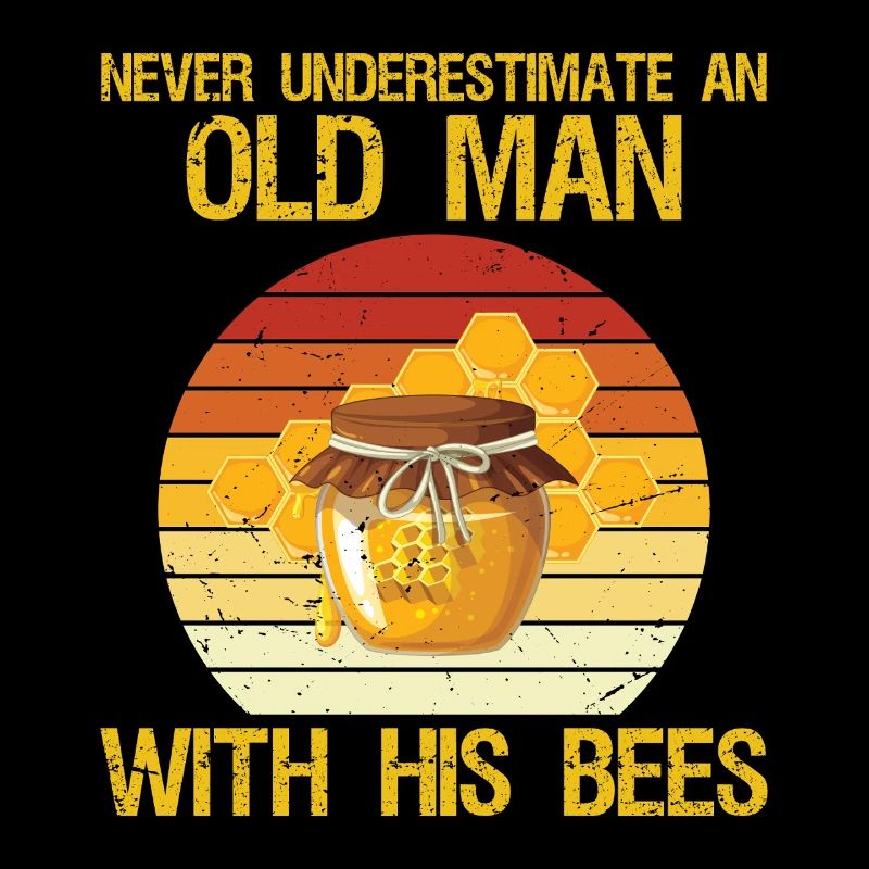Apiary Bee Keeper An Old Man With His Bees Beek