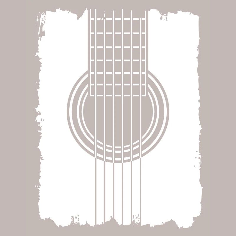 Style graffiti d’affiche de guitare