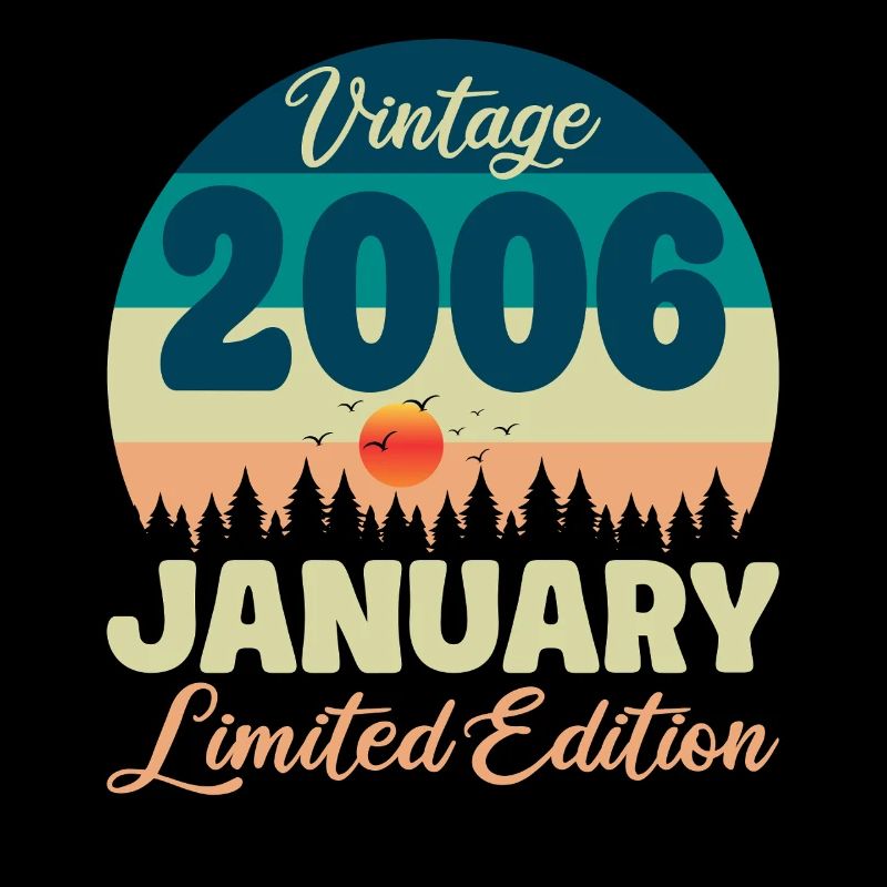 20e Anniversaire 20 ans Janvier 2006 idée Cadeau