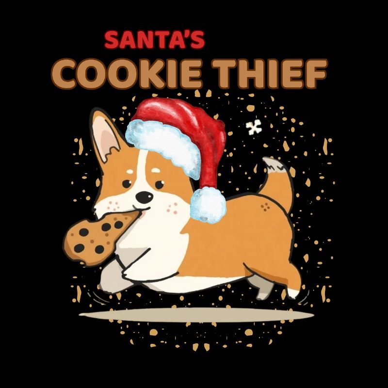 Le voleur de biscuits du Père Noël Corgi
