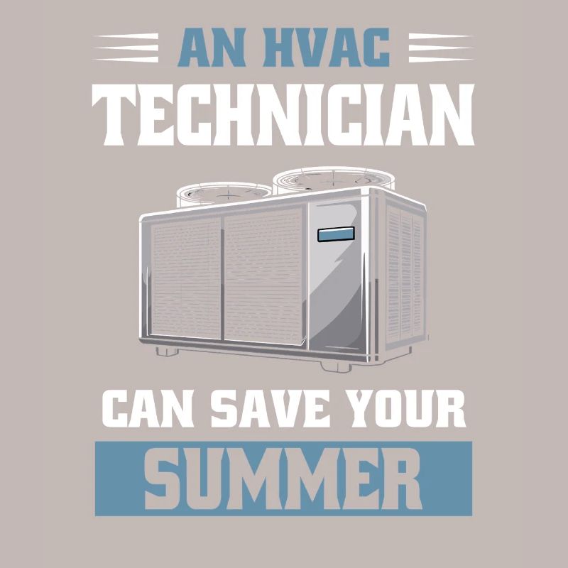 Funny HVAC Technician Design Cold Heat Engineering