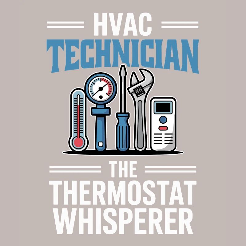 Thermostat Flüsterer HVAC Techniker Geschenk