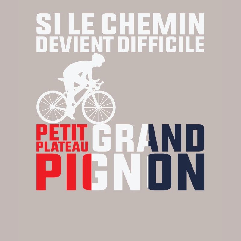 Si Le Chemin Devient Difficile - Cycliste Cadeau
