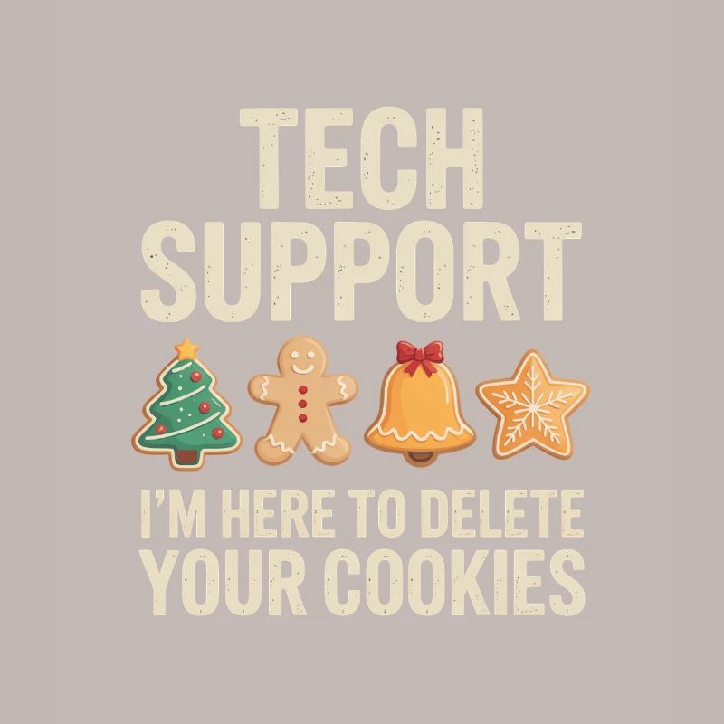 Tech Support Cookies Meme Tee