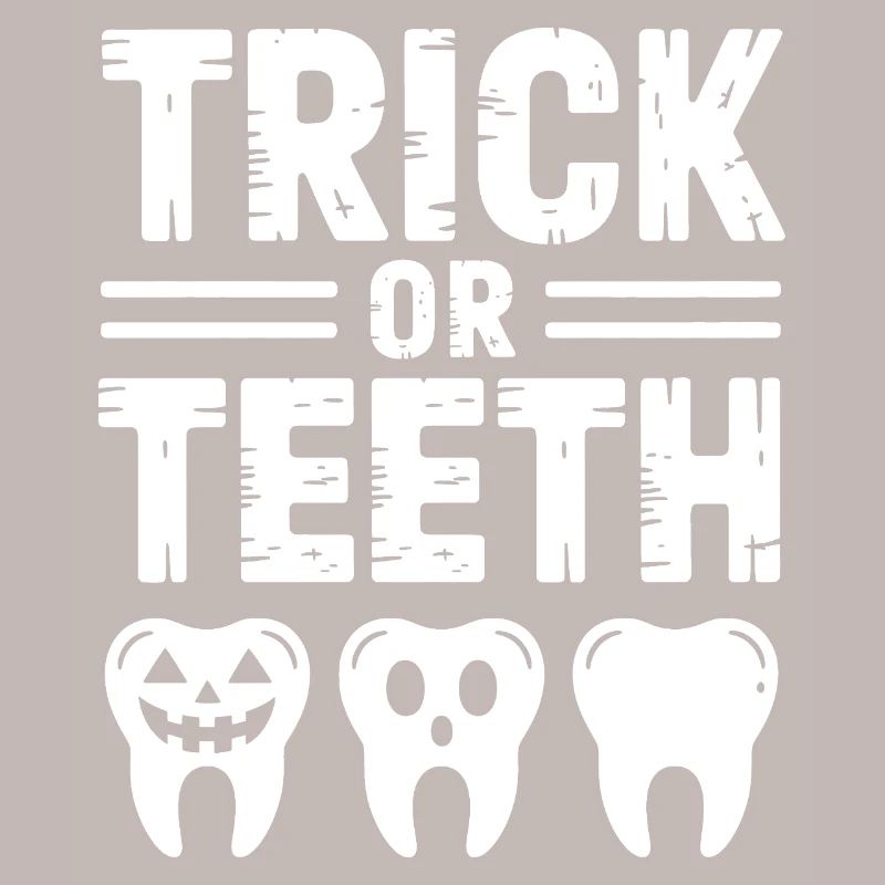Trick oder Teeth Halloween-T-Shirt
