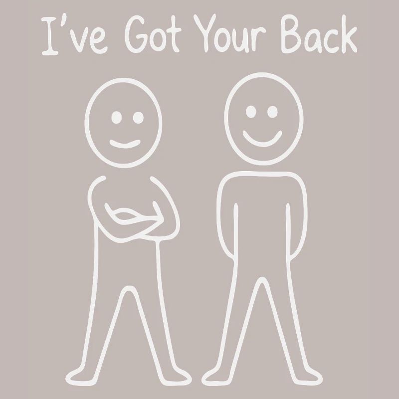 Ich stehe hinter dir: Support-Duo