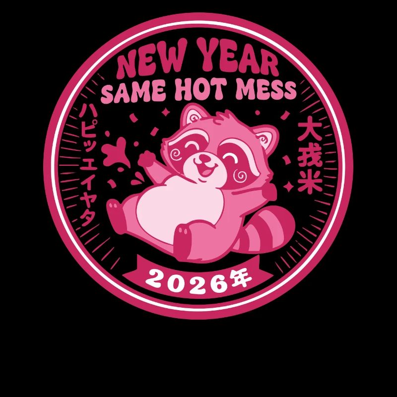 Neujahr Same Hot Mess 2026 Feier
