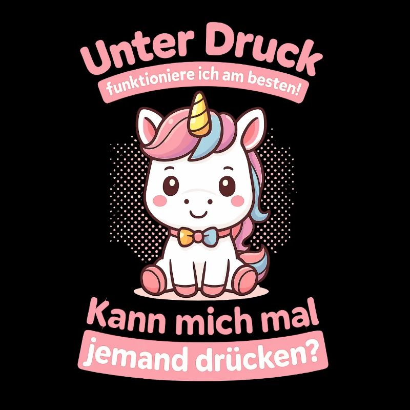 Unicorn Under Pressure, Cuddle Me Please Shirt