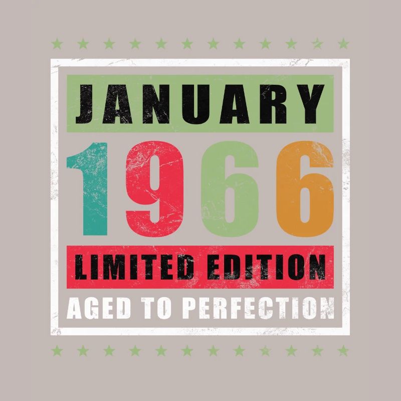 Édition limitée vintage de janvier 1966