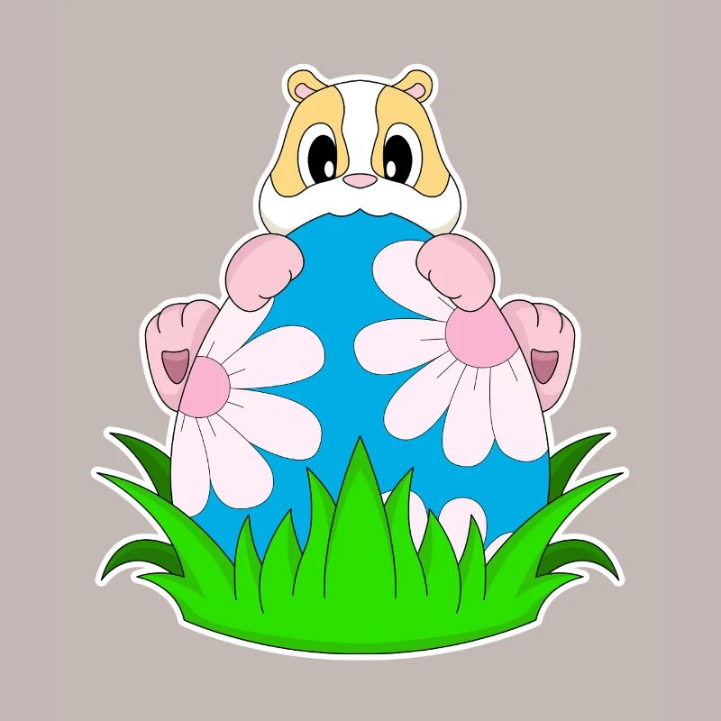 Hamster Easter Easter Egg