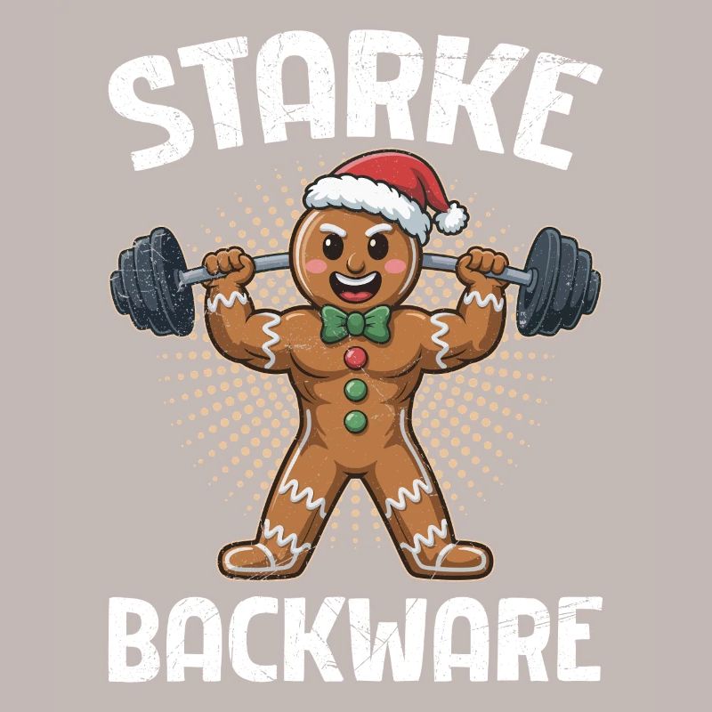 Gingerbread Man STARKE BACKWARE Funny