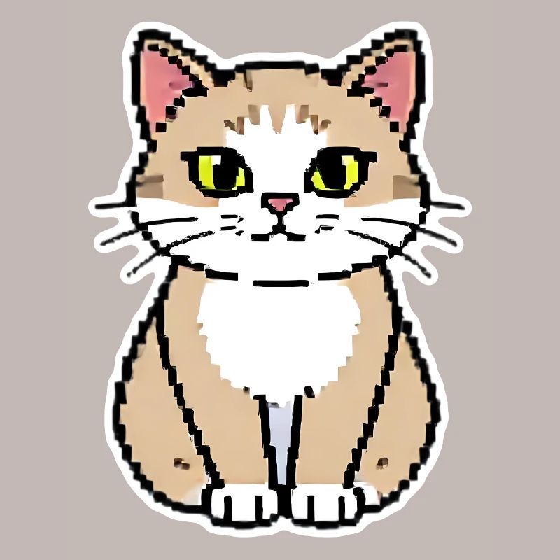 Cat Pixel Art