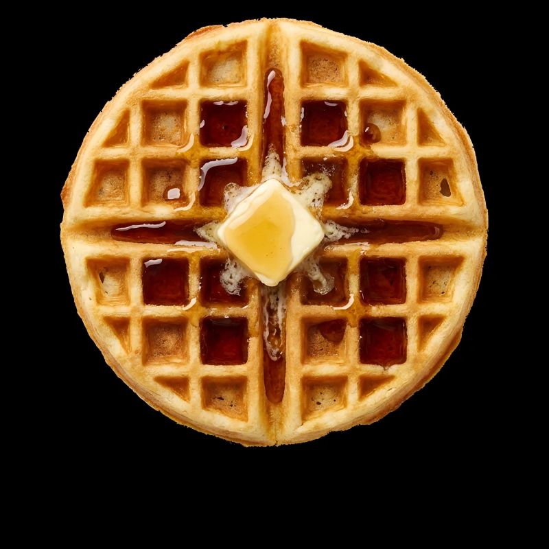 Waffel-Kostüm-Frühstück Halloween Einfache Waffel