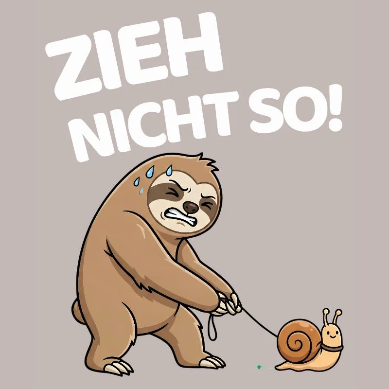 Don't pull so sloth with snail
