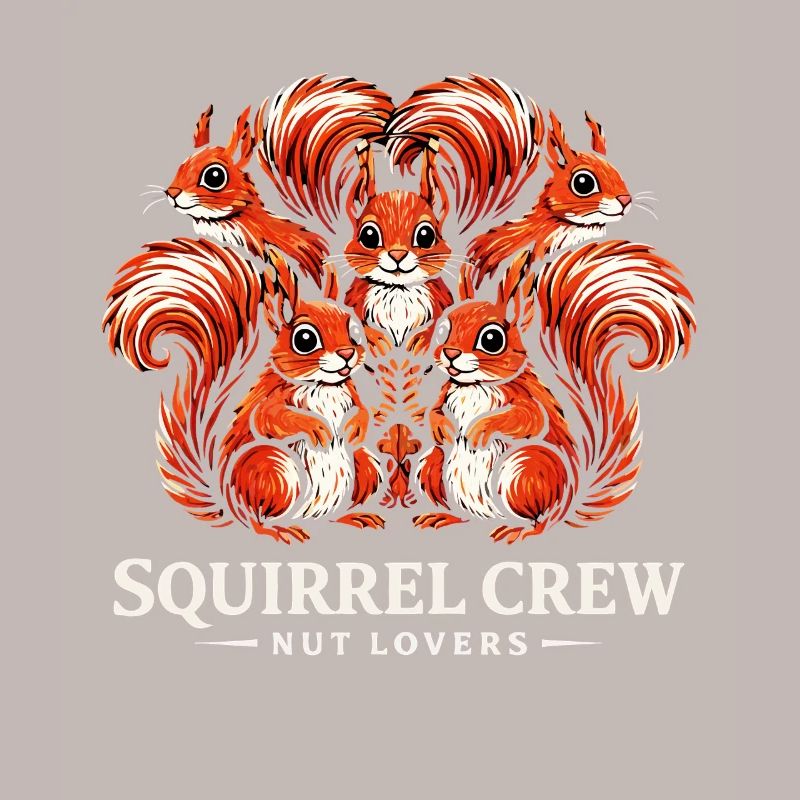 Squirrel Crew - Nut Lovers Eichhörnchen Gang