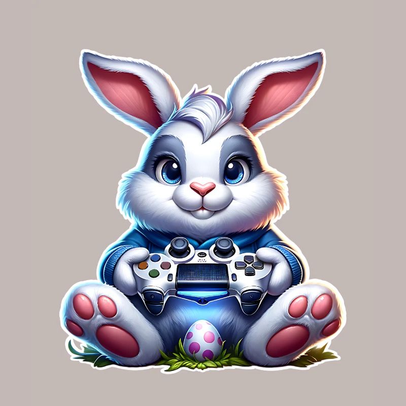 Easter Bunny Gaming Gamer