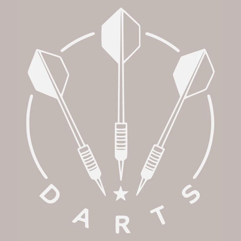 Logo des fléchettes et fléchettes
