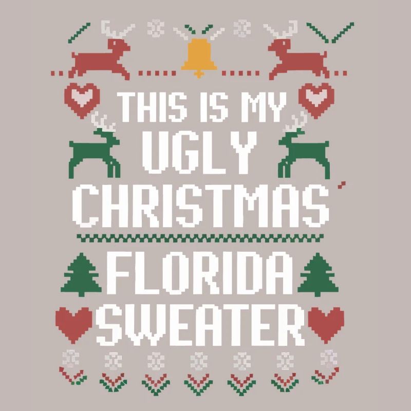 Pull de Noël laid de Floride