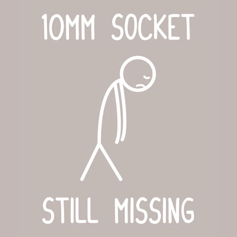 10mm Socket still missing car guy mechanic