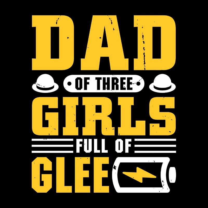 Papa Vater von drei Mädchen Töchtern