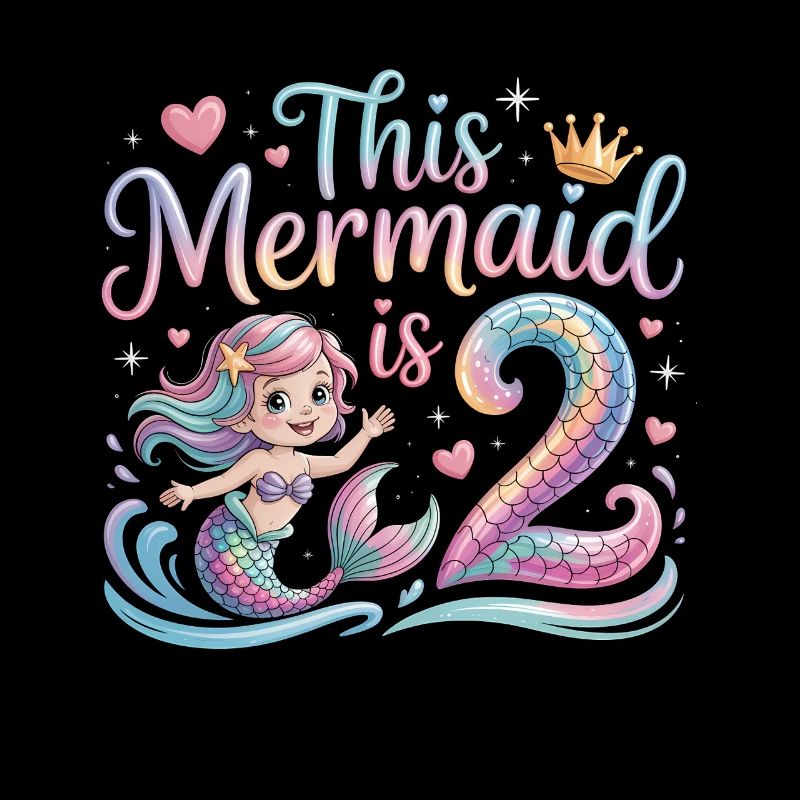 Sirène 2e anniversaire 2 ans