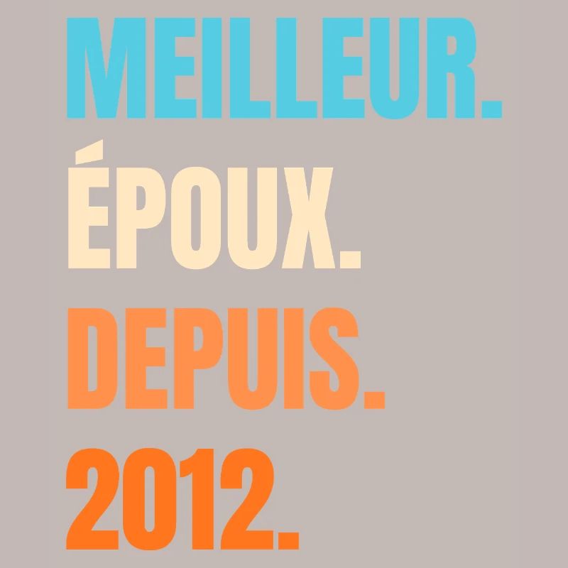 Bester Ehemann seit 2012 Geschenk-Ehemann