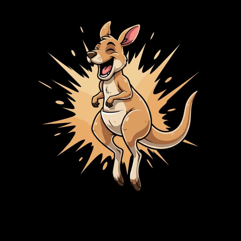 Kangaroo Laugh Leap