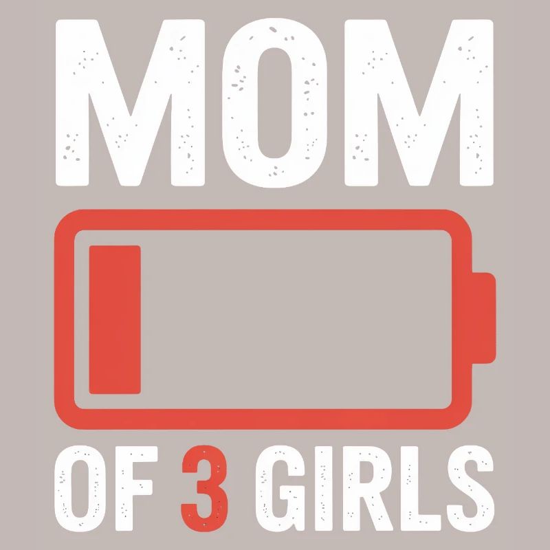 Batterie der Mutter von 3 Mädchen