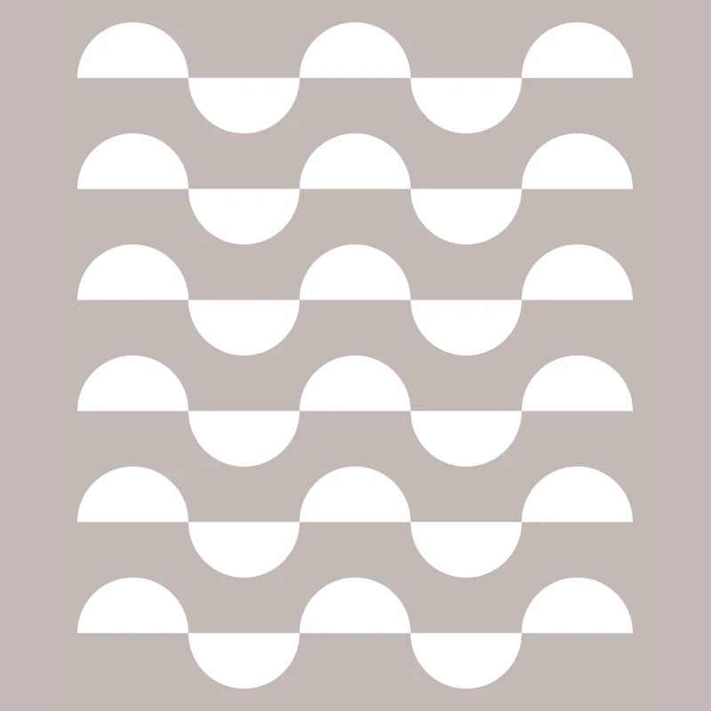 Monochrome Wave Arc Repeat