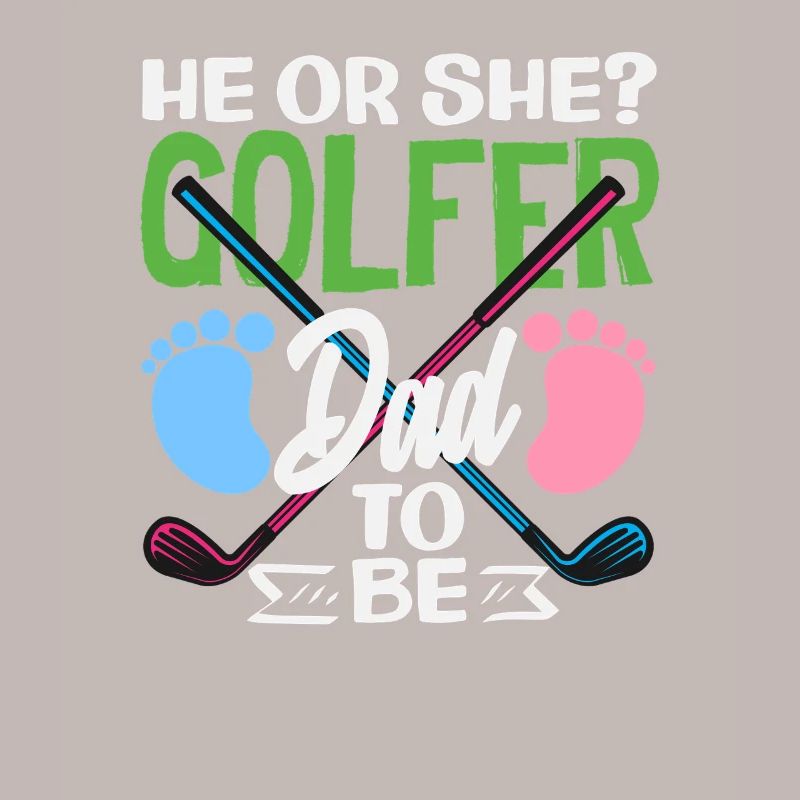 Er Oder Sie Golfer Papa Gender Reveal