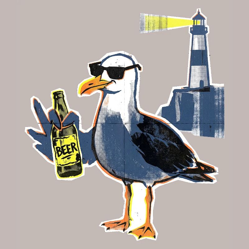 Cool Seagull Lighthouse Beer