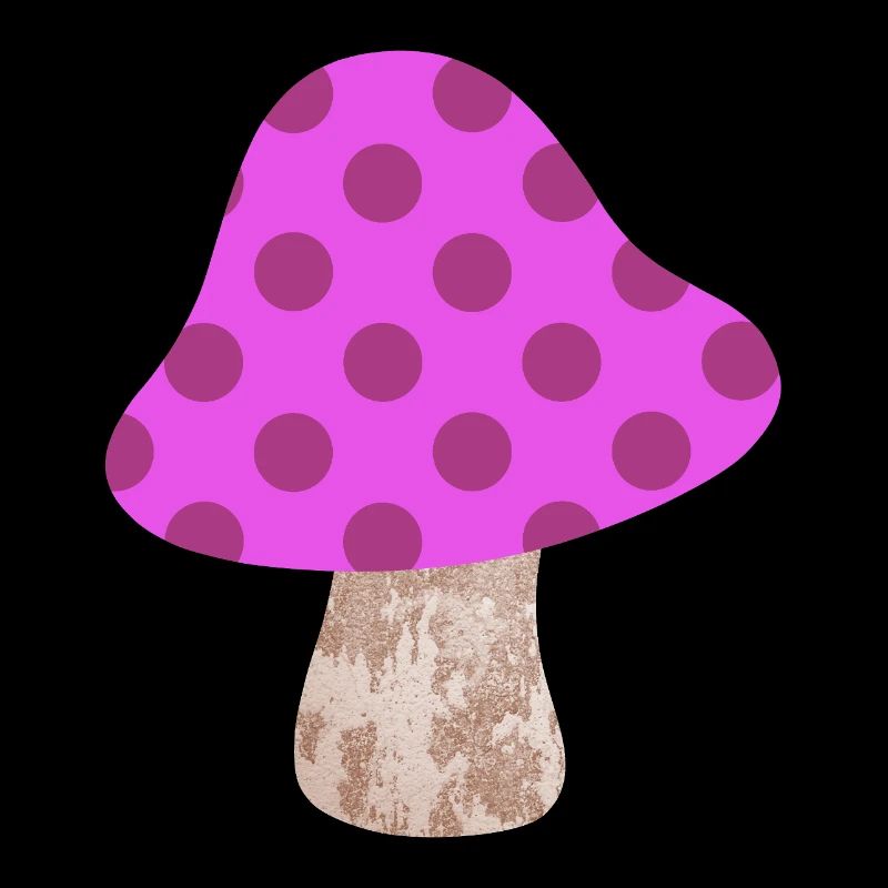 Motif de points champignons Points Points Roses Bonheur de la chambre de bébé