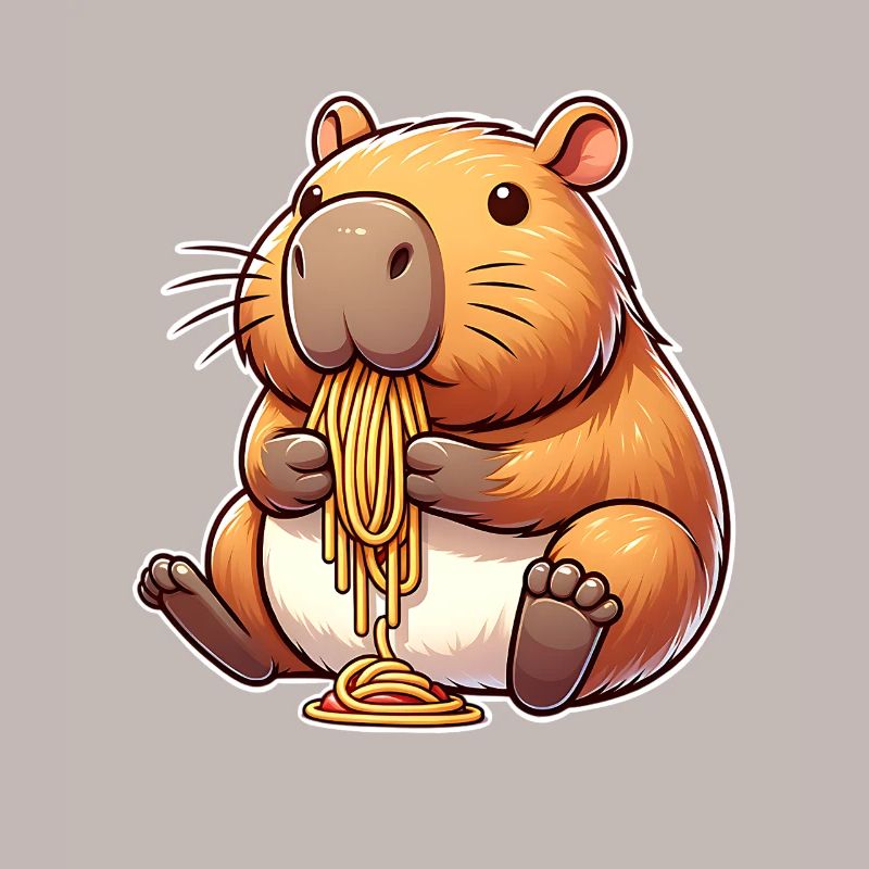 Pâtes à capybara