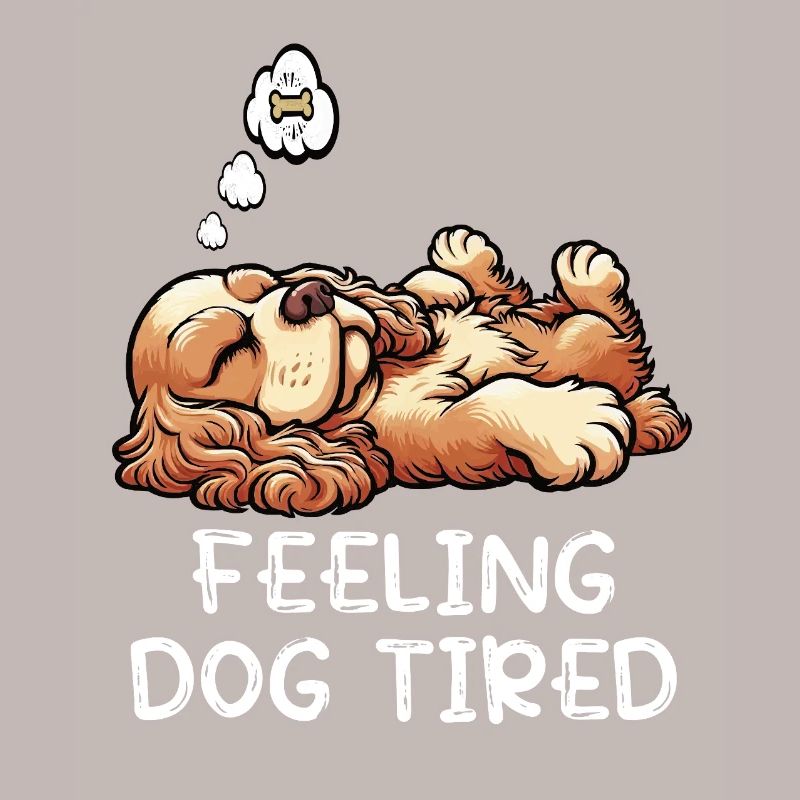 Se sentir fatigué Cocker Spaniel Cockerhund Cocker