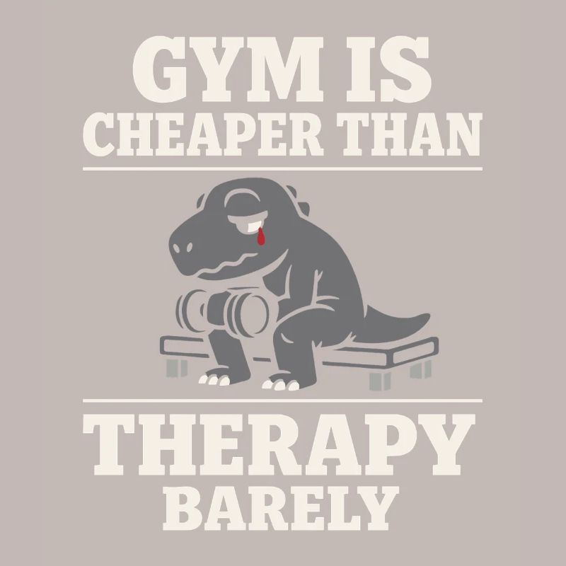 Emo Dinosaur Funny Gym Sad Workout Lifting
