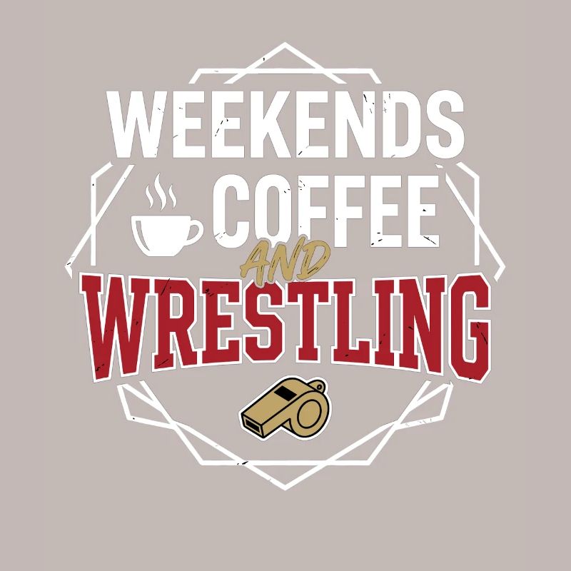 Café et design de lutte le week-end