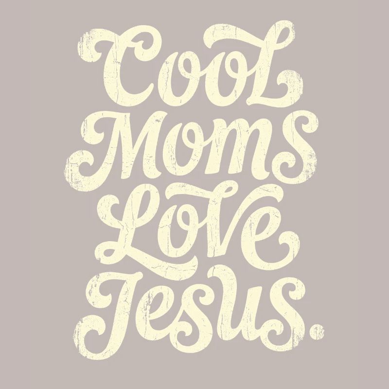Script vintage : Les mamans cool aiment Jésus