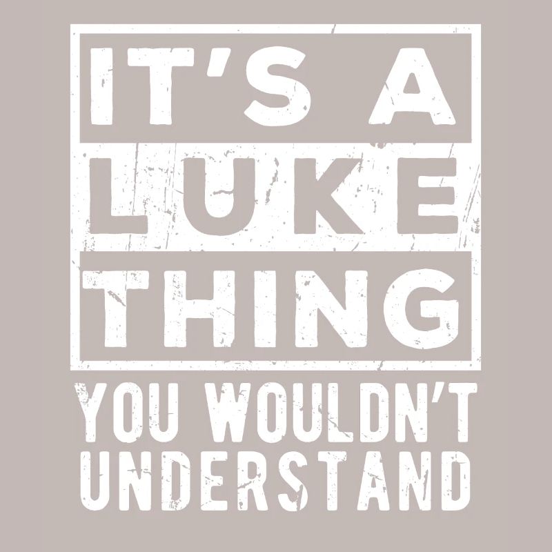 C’est une chose de Luke que tu ne comprendrais pas