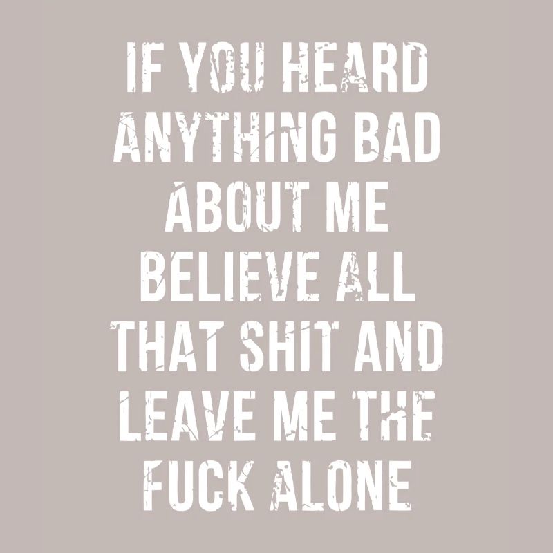 Citation d’attitude de Leave Me Alone