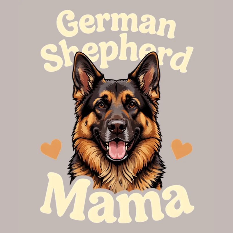 German Shepherd Mama Schäferhund Geschenk