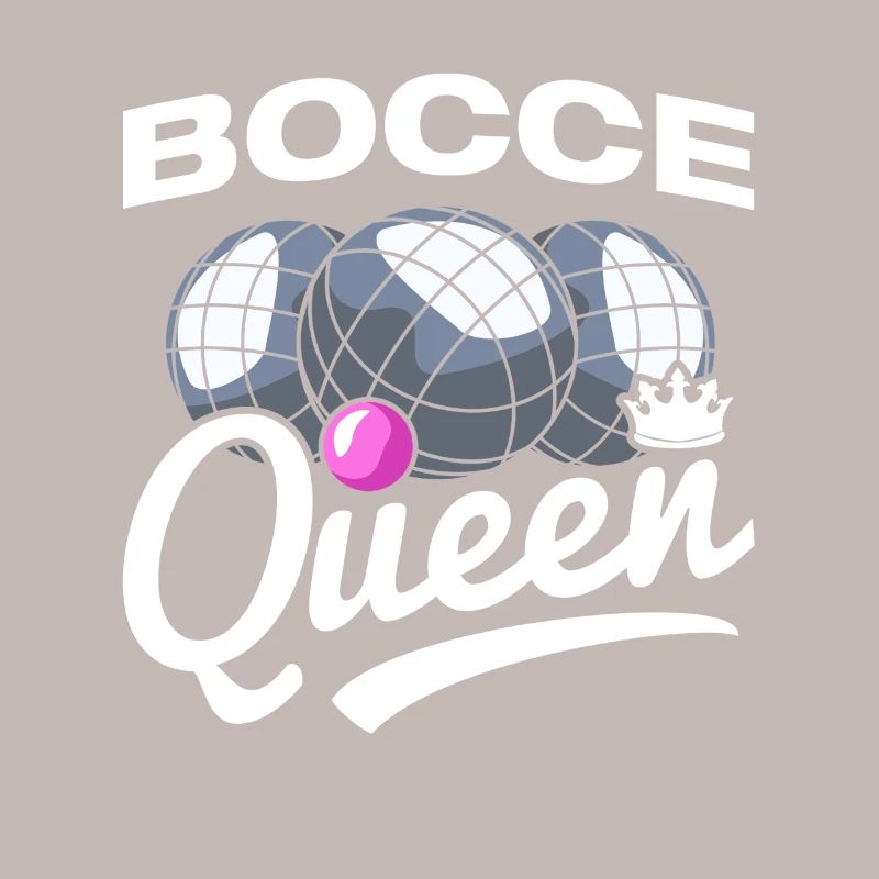 Joueuse de bocce Queen Petanque Boule