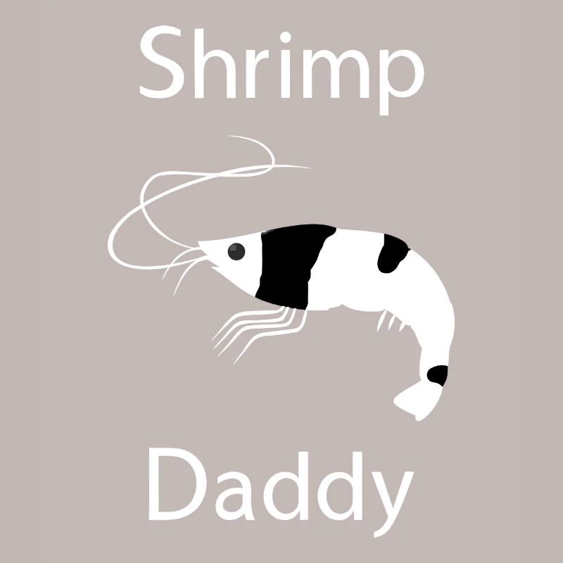 Graphique minimaliste de Shrimp Daddy