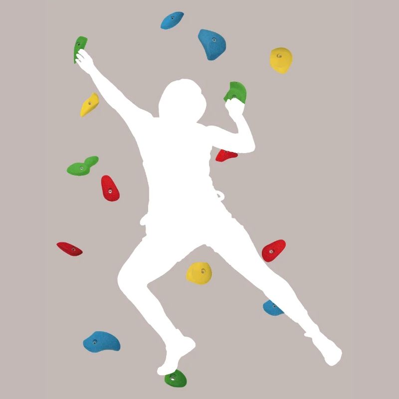 Climb Wall Man White – Boulder Style