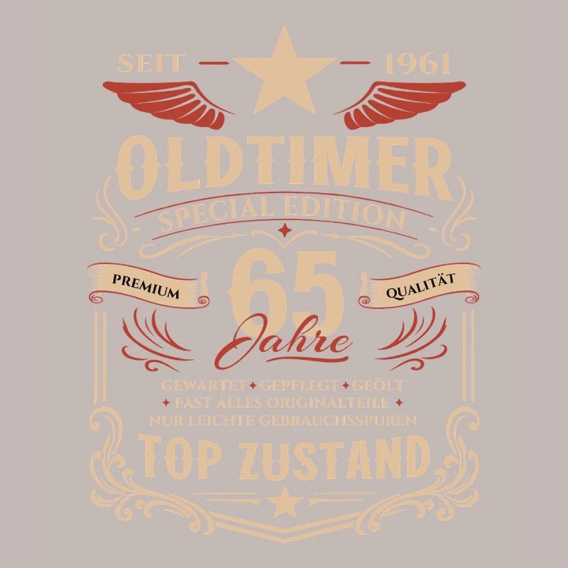 65. Geburtstag Geschenk Mann Oldtimer Vintage 1961