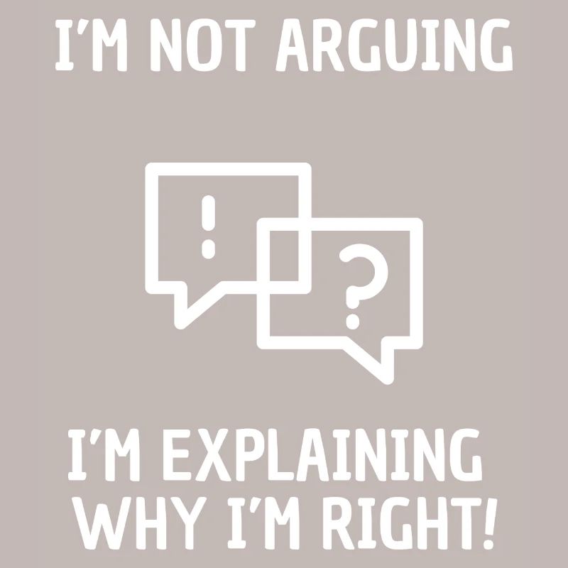 I explain why I'm right