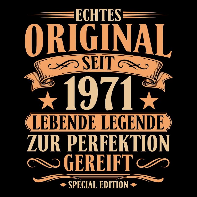 Original seit 1971 – 55. Geburtstag Retro