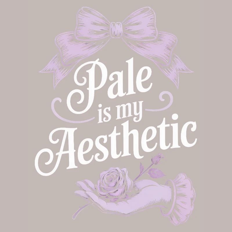 Pale Aesthetic Script with Bow