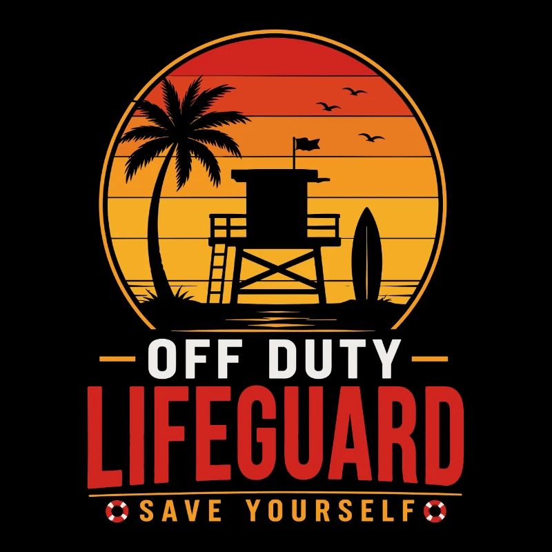 Off Duty Lifeguard Sunset