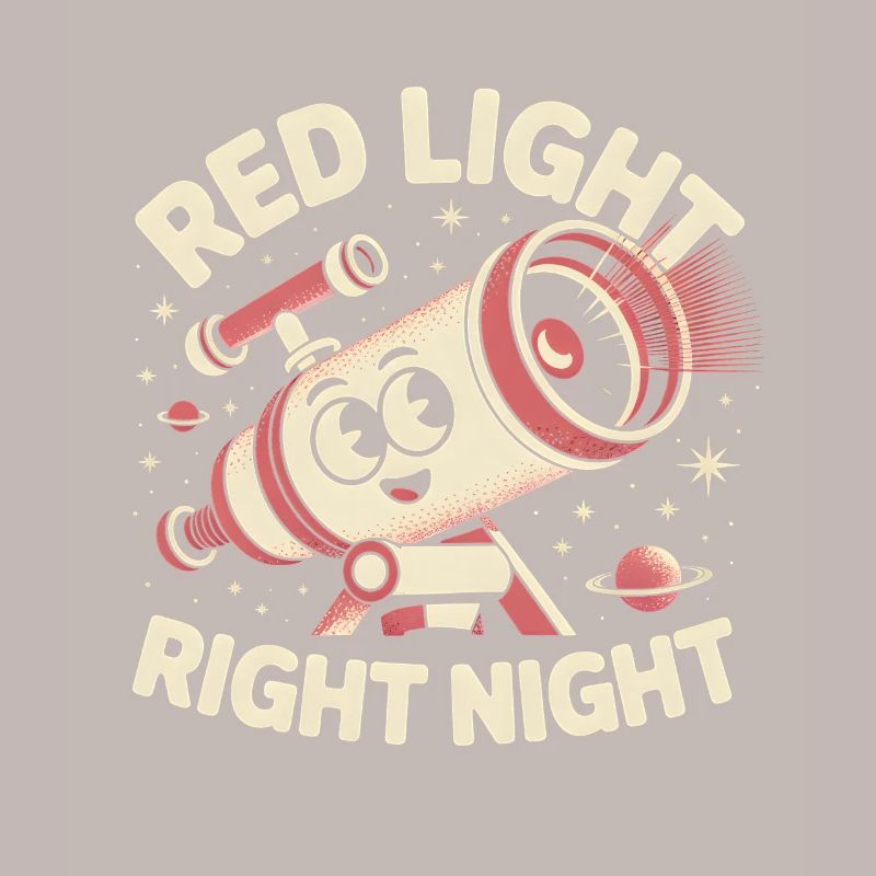 Red Light Clear Night | Astronomy
