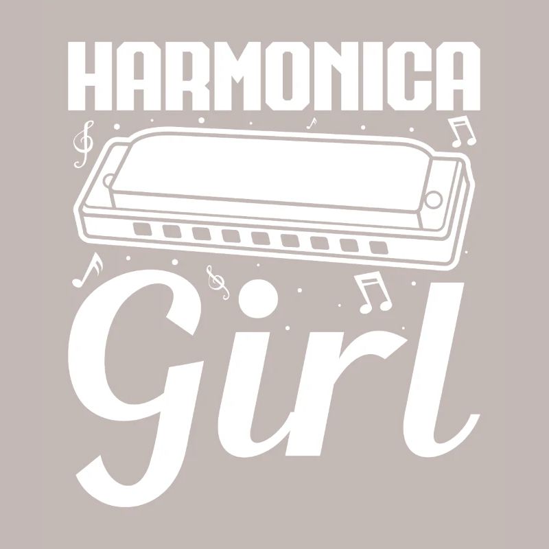 Harmonica Musican Girl Harmonica
